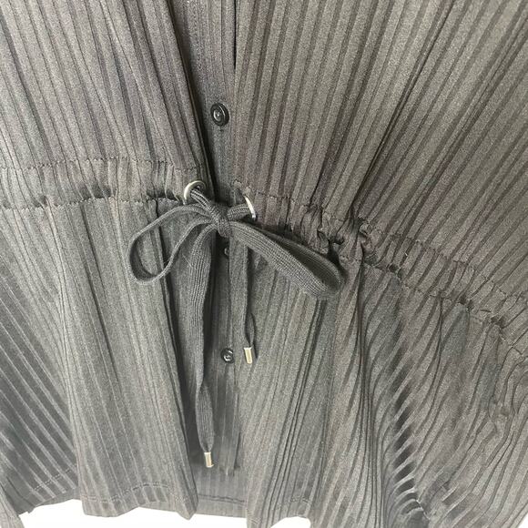 Calvin Klein Black Long Sleeve Button Down Top Women’s size Small - Picture 5 of 7